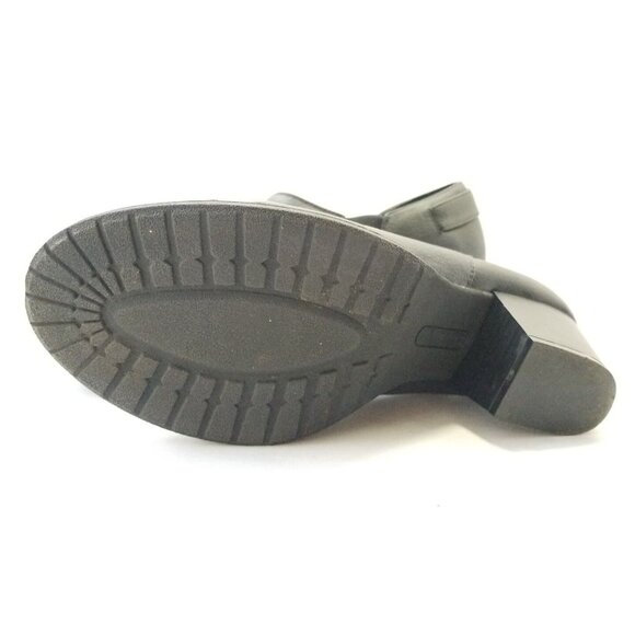 Kim Roger's Mazy Bootie Women's Size 10 Black Leather Ankle Booties - Picture 8 of 9